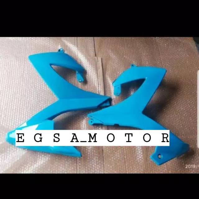 Cover Body Sayap Depan Suzuki Satria Fu Facelift Biru Muda 2013-2014-2015