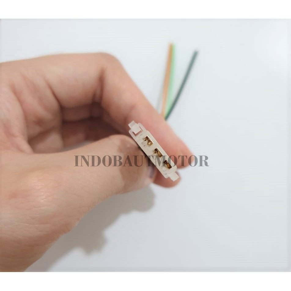 Soket 3 Kabel Tombol Starter Dim Klakson Karisma Supra Smash Shogun Vario Beat