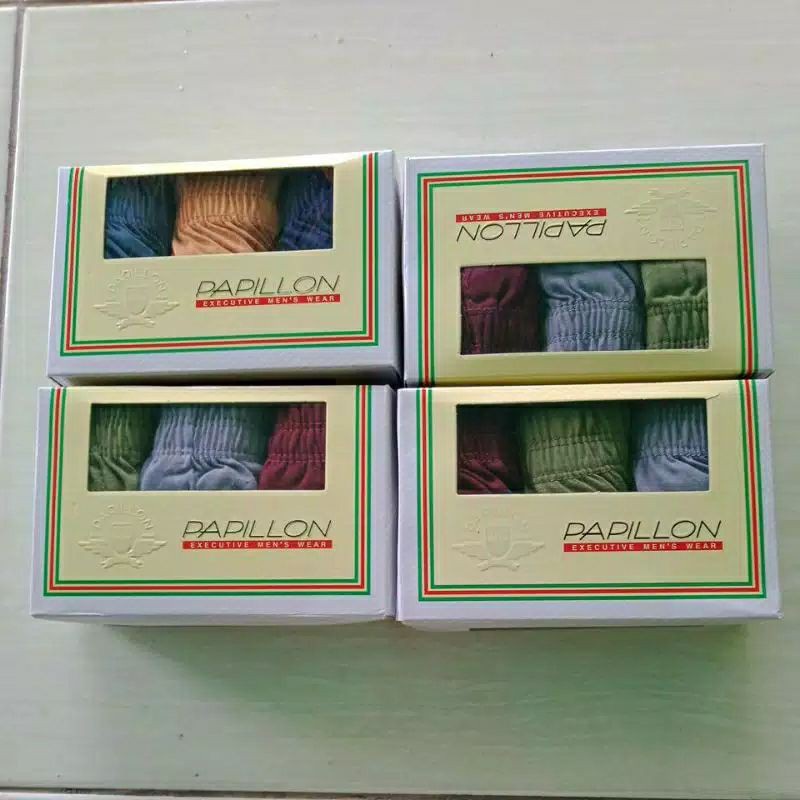 CELANA DALAM PRIA|CD PAPILLON ISI 3 PCS|CELANA DALAM MURAH