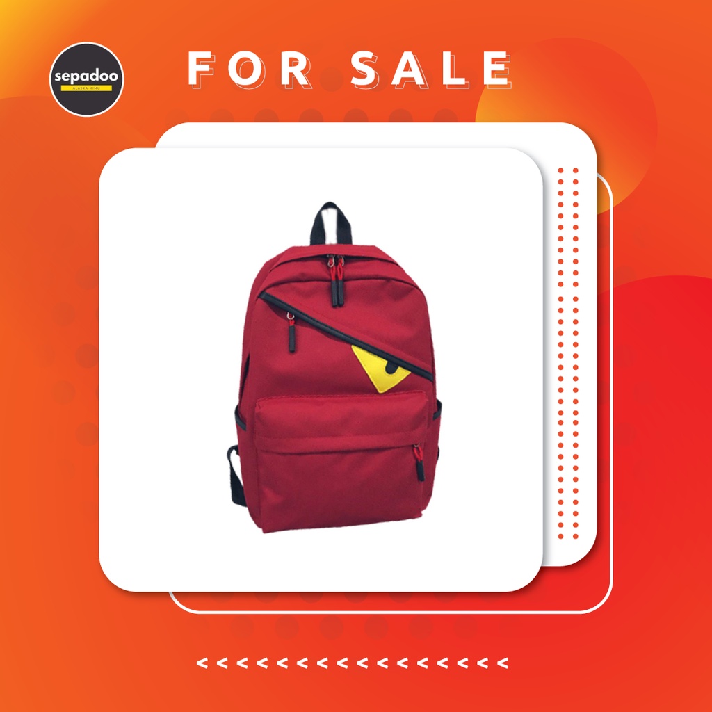 SEPADOO Tas Ransel Backpack Mata Berkualitas Impor