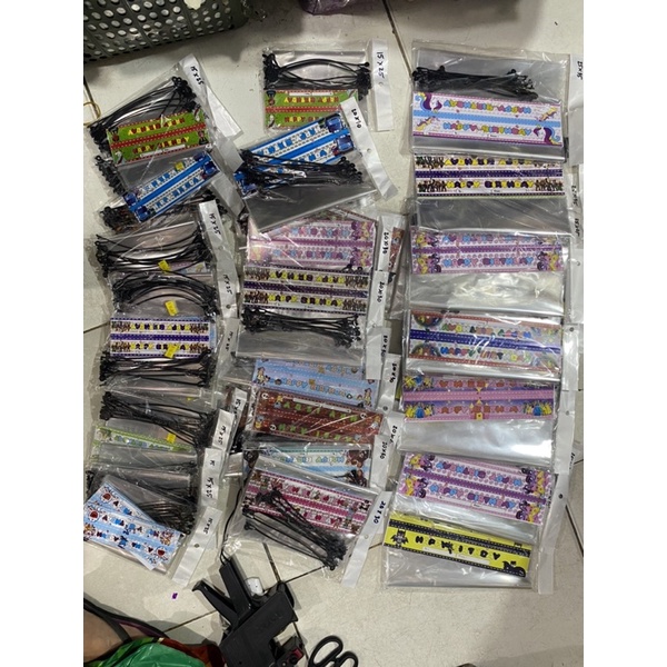 

plastik snack label karakter