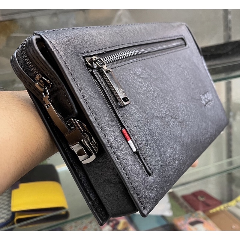 Handbag kulit Tangan pria/wanita import Tas Clutch Tangan model jinjing 536-1 kulit