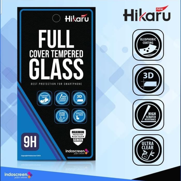 [GROSIR] Hikaru Iphone FULL COVER Temperred Glass 6/6s/6