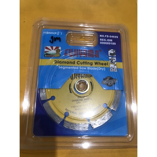 DW Fujiyama Kering 4”/Diamond Cutting Wheel