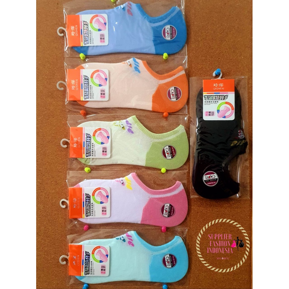 Kaos Kaki Ankle / Kaos Kaki Cute Size 23-25cm Import Good Quality - Real Pict