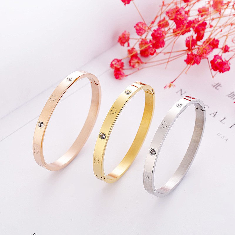 [NEW] Gelang Bracelet Wanita Aksesoris Titanium Korea Trend Masa Kini Cocok Hadiah GK120