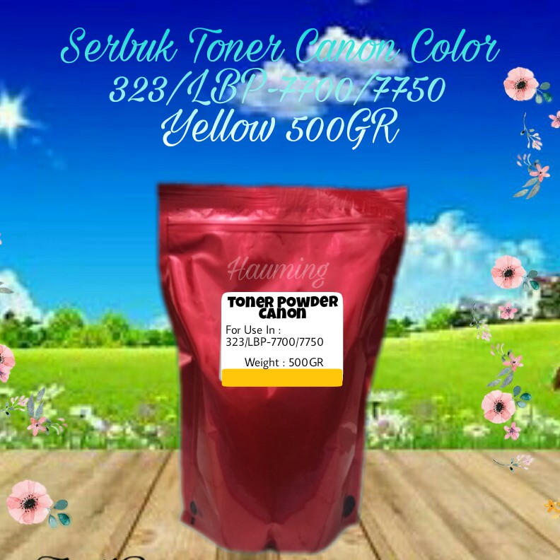 Serbuk Toner Canon CRG323 CRG 323 LBP7700 LBP7750 LBP-7700 7750 7700C 7750C 7750CDN Yellow 500gr