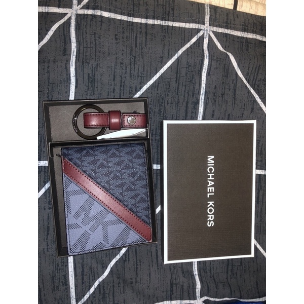 Preloved NEW Dompet Pria MK with Key ORIGINAL