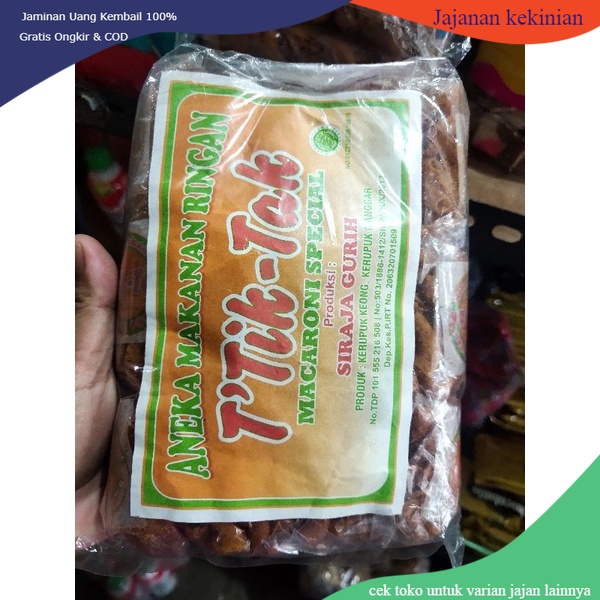 

makaroni pedas isi 20pcs-makanan ringan-snack pedas- jajanan pedas-qneka snack krupuk pedas-kripik pedas