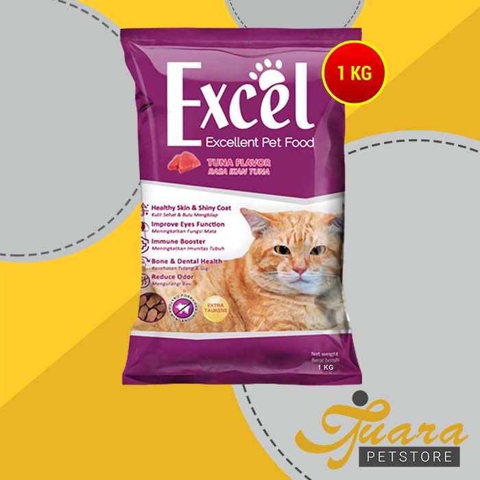 Makanan Kucing Excel Cat Food 1 KG