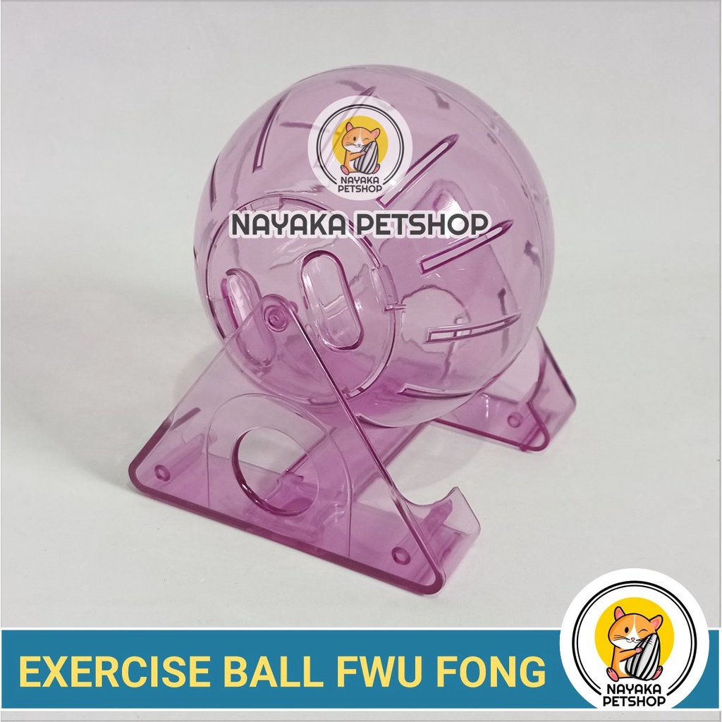 Exercise Ball Bola Hamster Jogging Wheel Kincir Rolling