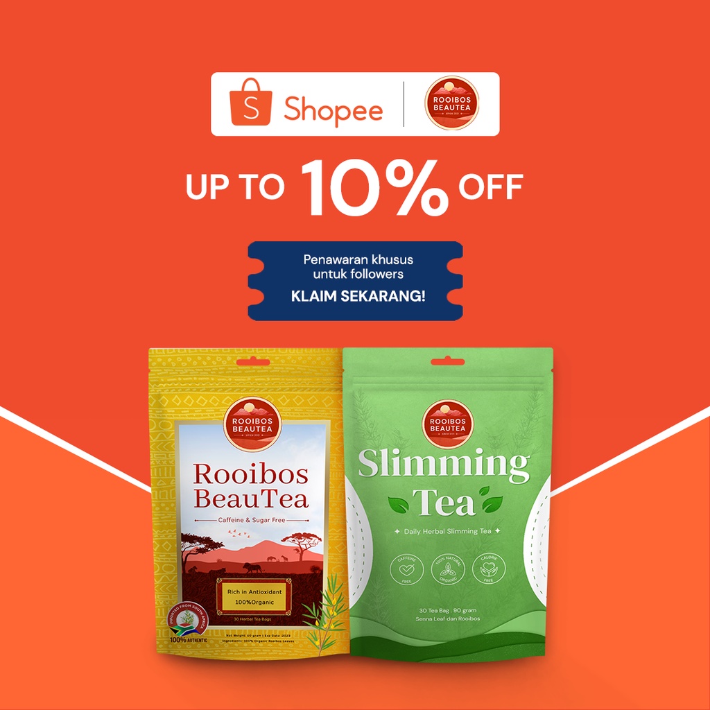 

[BISA COD] Rooibos BeauTea Teh Rooibos + Teh Pelangsing Penahan Nafsu Makan