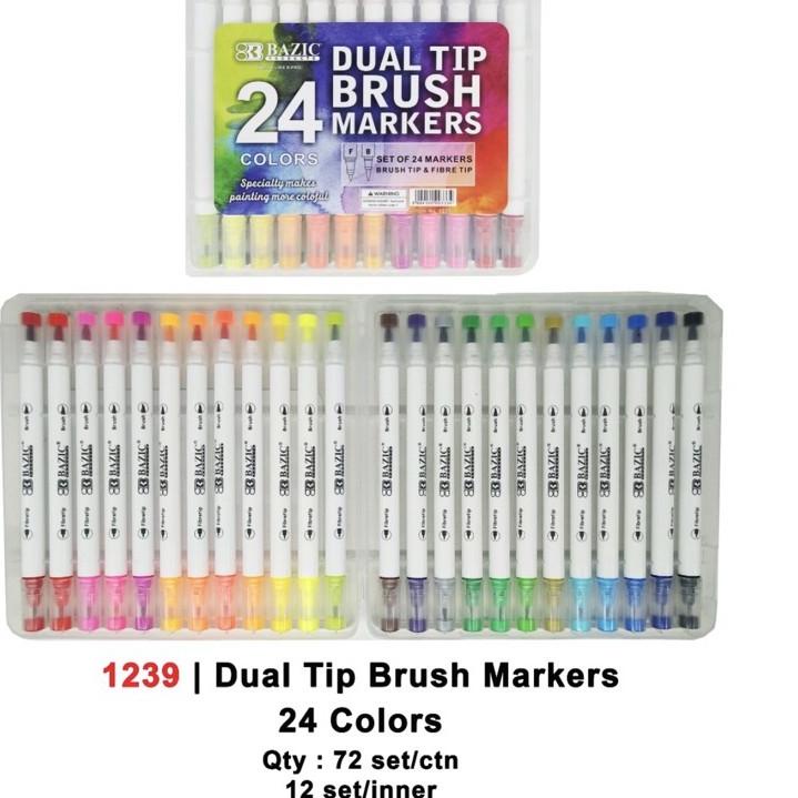 

✸ brush pen bazic 24 warna hard case そ