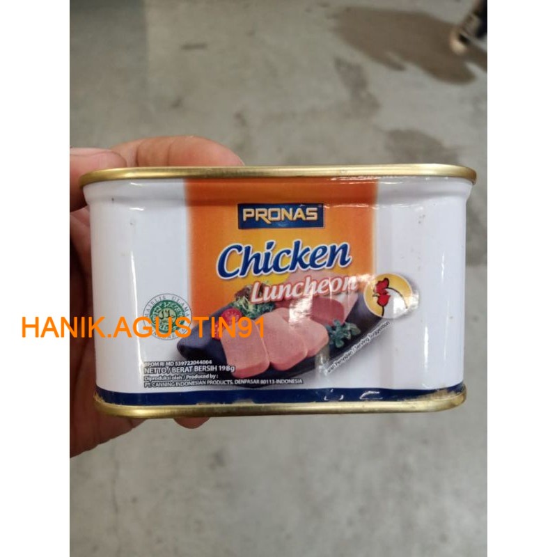 

PRONAS KORNET AYAM LUNCHEON PRONAS 198gr