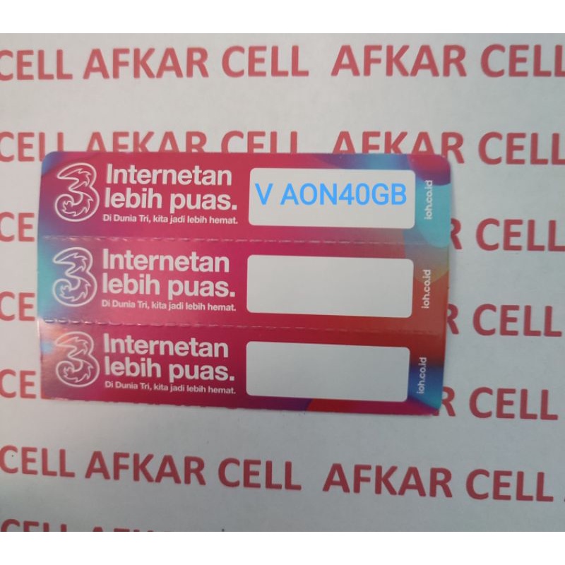 VOUCHER TRI AON40GB