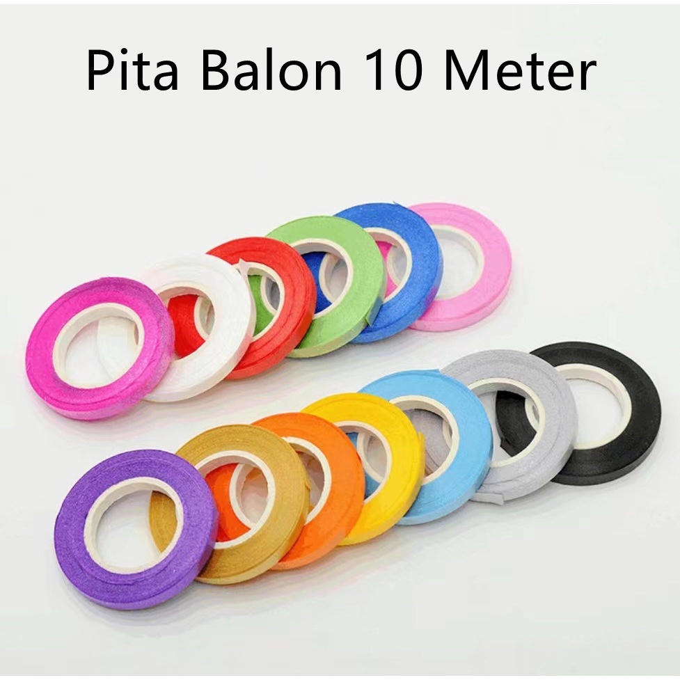 

Pita Balon 10 Meter / Pita Balon Kecil / Pita / Ribbon