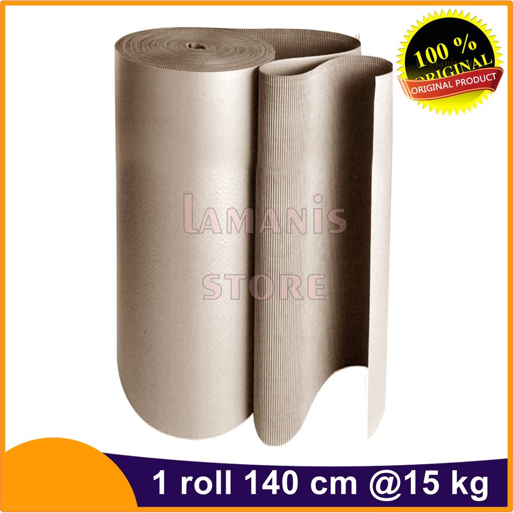 

Kardus Lembaran Packing Murah Single Face 140 Cm / Corrugated Roll