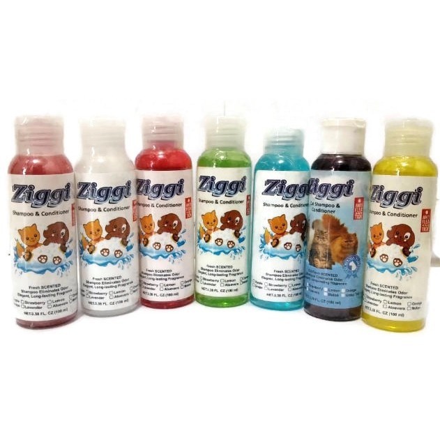 Shampo Ziggi puppy Tearless Theraphy Dog Cat Kitten Conditioner 100 ml