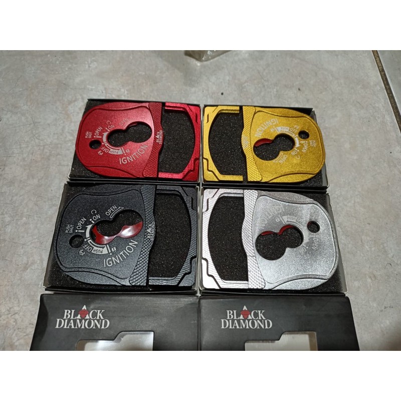 cover kunci kontak nmax new black diamond Tutup cover kontak nmax baru 2020 2021 merk BD