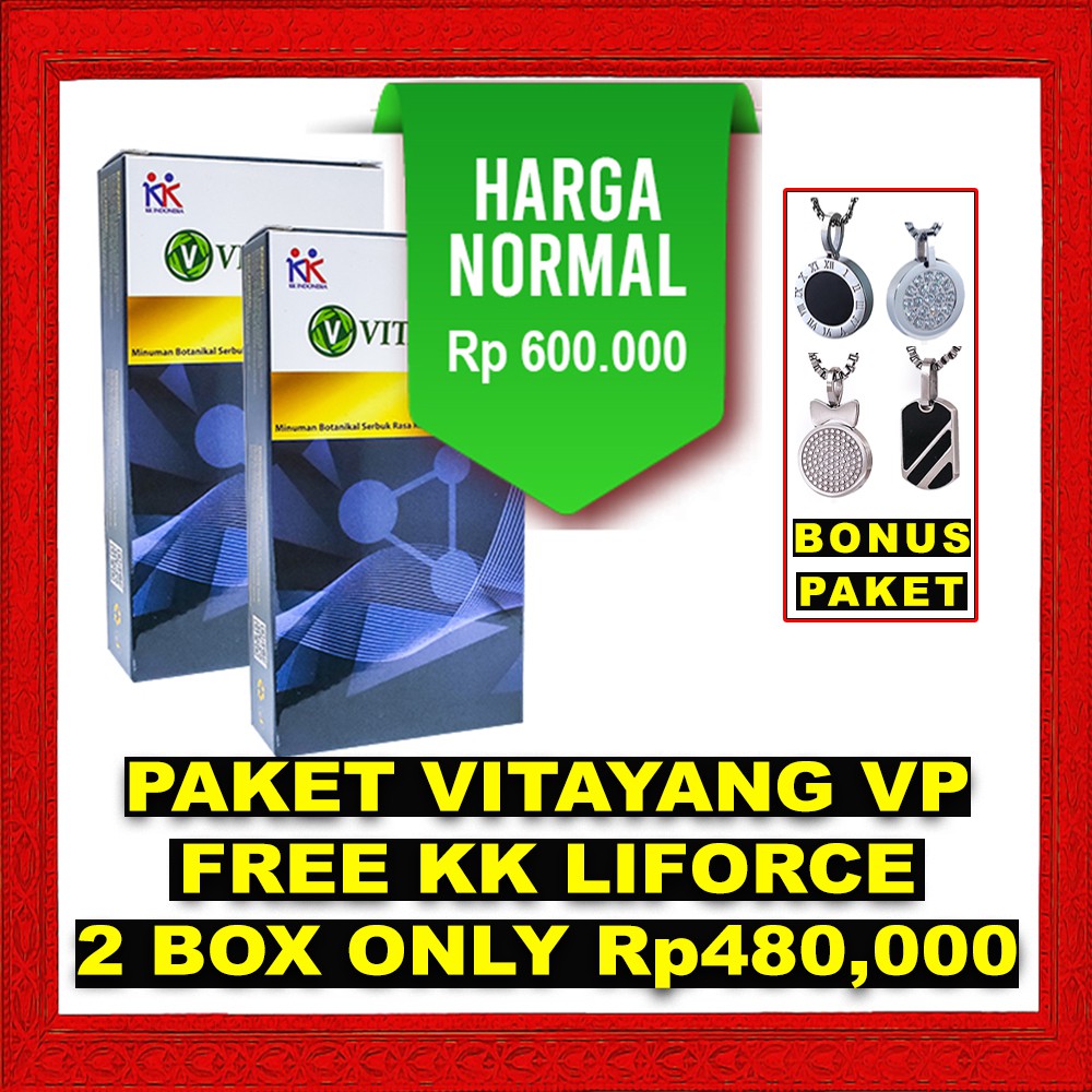 Vitayang VP Kesuburan Vitalitas Pria Herbal Bahan Alami Botanikal Serbuk Rasa Kopi KK Indonesia