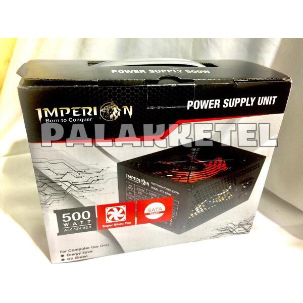 Terbaru   power supply gaming imperion 500w psu 500watt new imperion   Murah