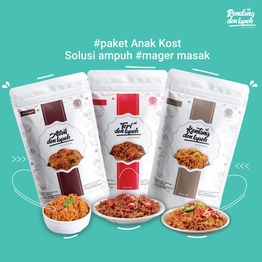 

PAKET HEMAT LAUK PRAKTIS DAN ENAK SPESIAL ANAK KOS