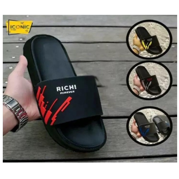 SANDAL SLIDE PRIA WANITA TERBARU RICHI FOREVER