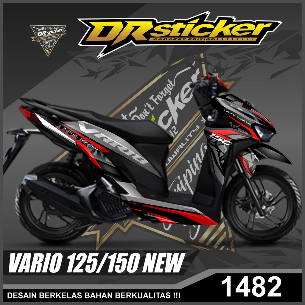 Jual Dekal Sticker VARIO 125/150 NEW Full Body Stiker Skotlet VARIO