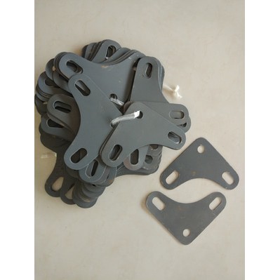 Plat Siku Lubang / Segitiga Penyangga Rak Lobang / Slotted Angle Tebal