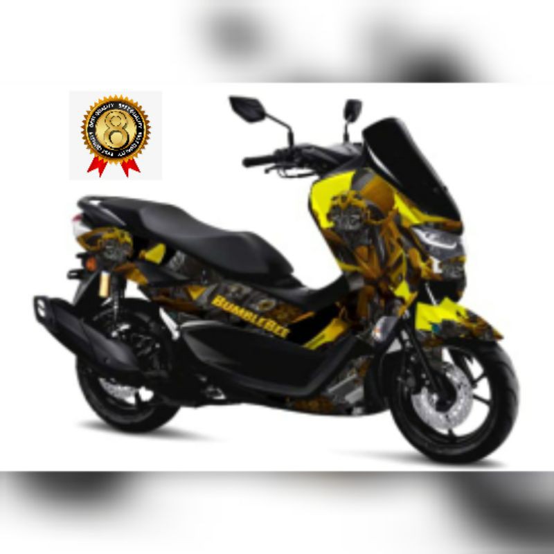 Decal Yamaha NMAX Motif Bumblebee Transformer Variasi stivker Full Body