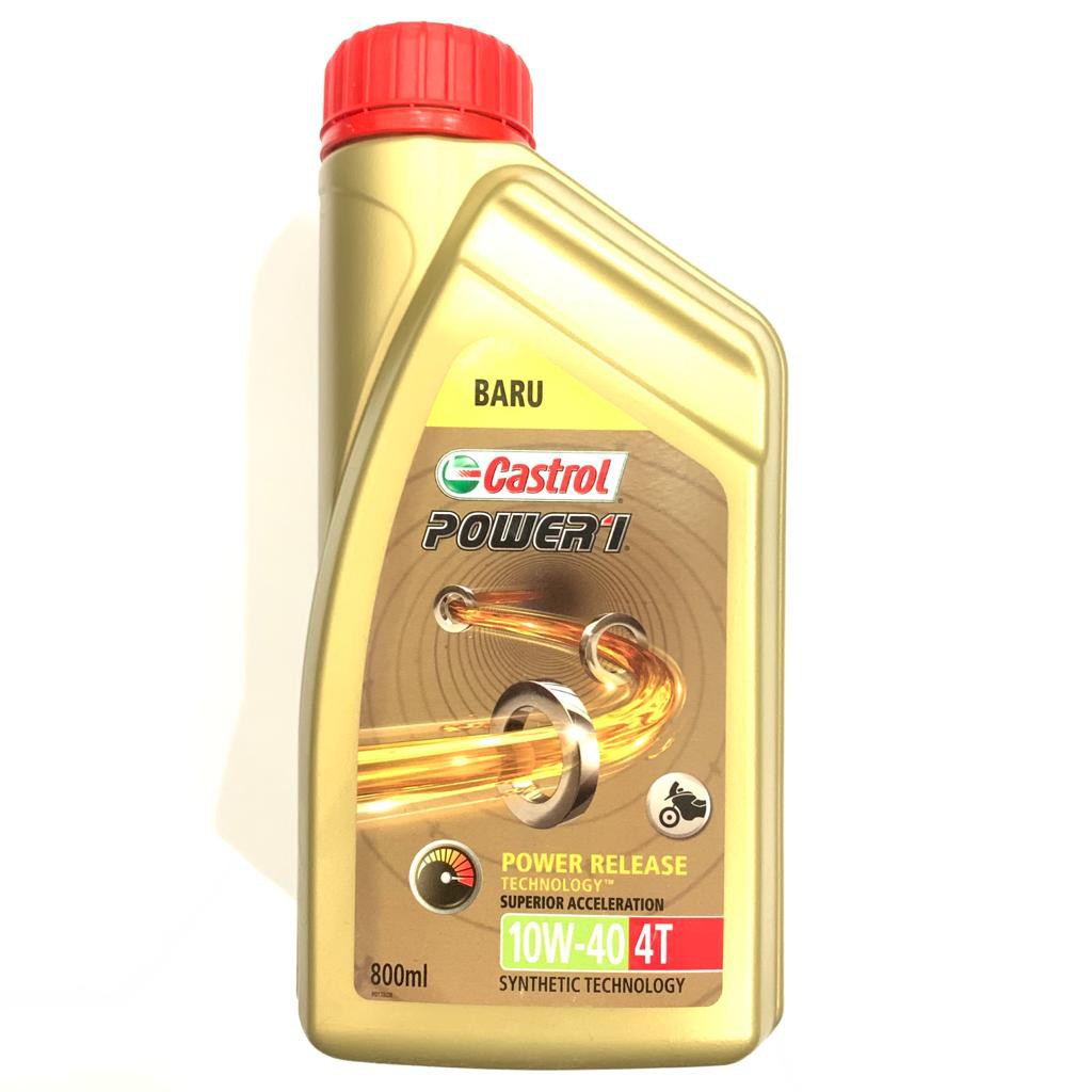 OLI MOTOR CASTROL POWER 1 10W40 4T POWER RELEASE 800ML FULL SYNTHETIC