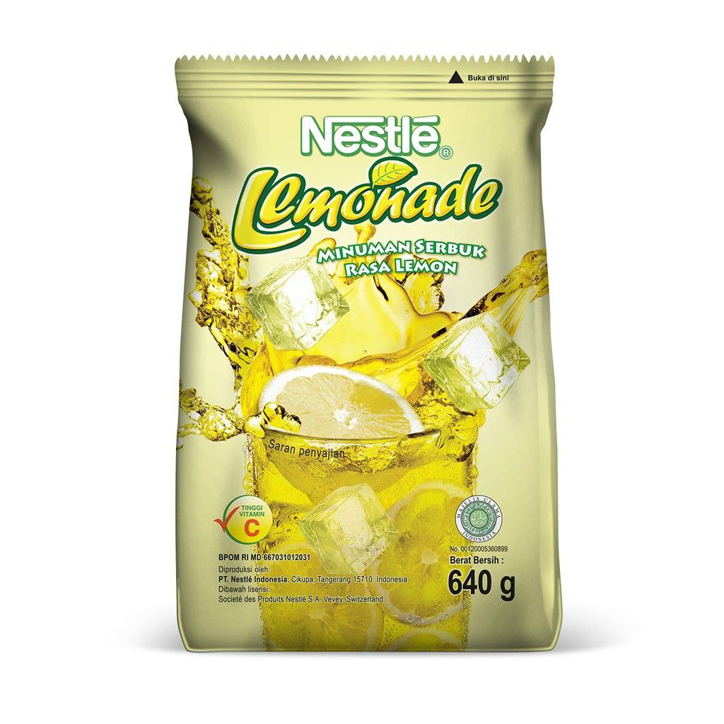 

NESTLE 640g Minuman Serbuk Instan Lemonade Minuman Lemon serbuk Instan