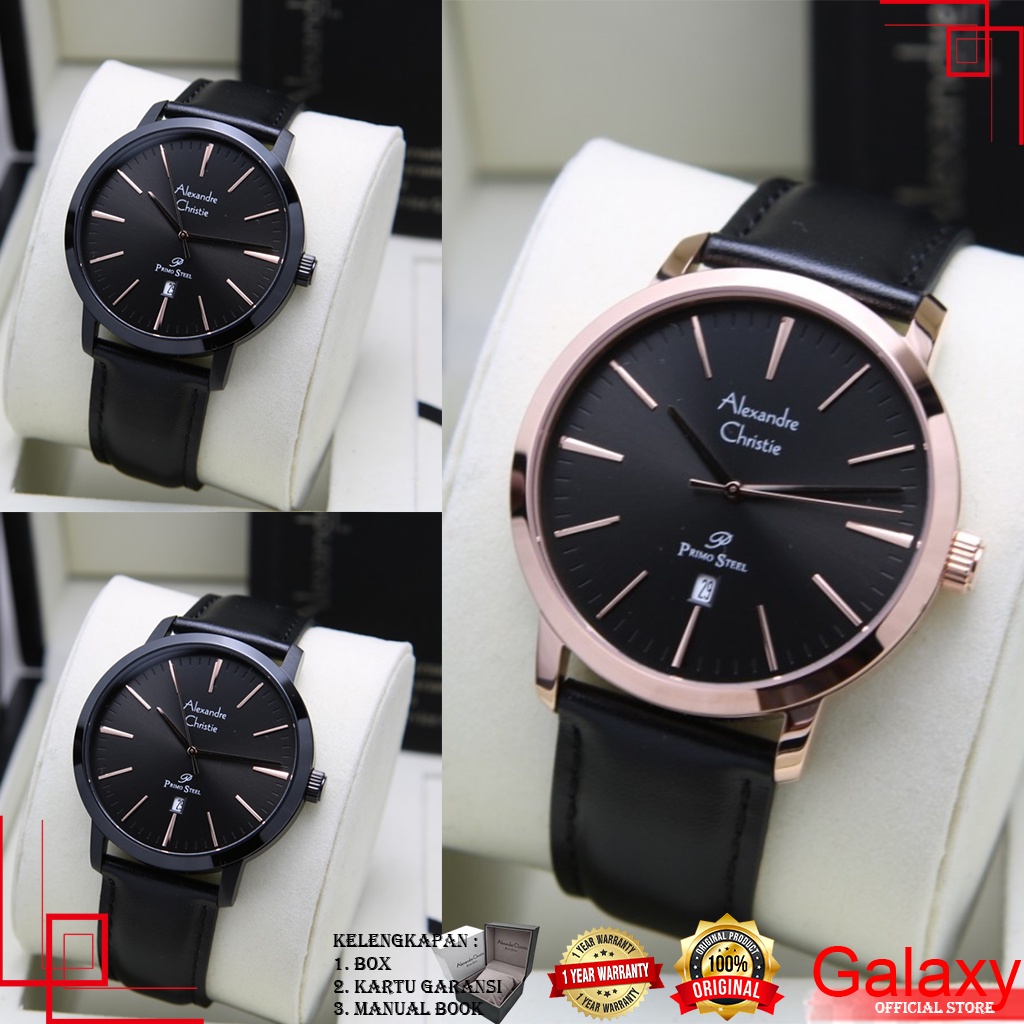 ALEXANDER CHRISTIE PRIA ORIGINAL JAM TANGAN ALEXANDRE CHRISTIE PRIA JAM ALEXANDER CRISTIE AC 1028 JA