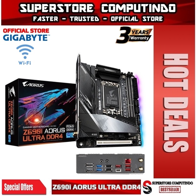 Motherboard Gigabyte Z690i Aorus Ultra DDR4 (LGA1700, Z690, USB3.2)
