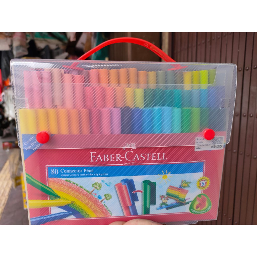 

connector pen faber castell 80 warna