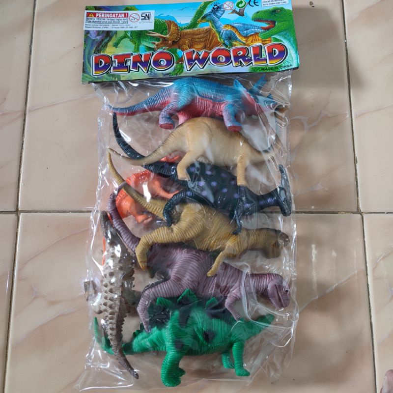 Mainan hewan darat dan laut / hewan purba jumbo &amp; medium bahan karet