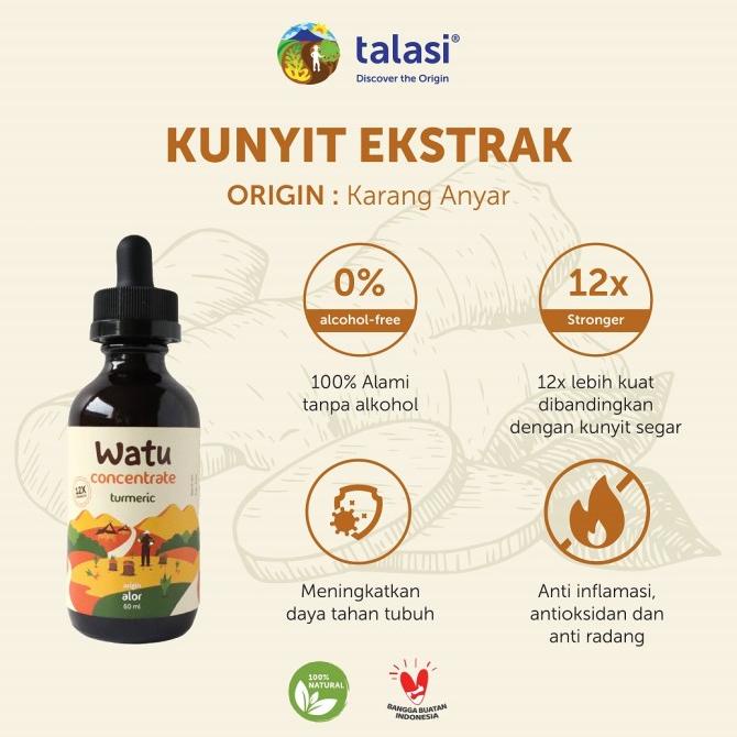 

Watu Turmeric Concentrate - Kunyit Ekstrak Asli Alor 60ml