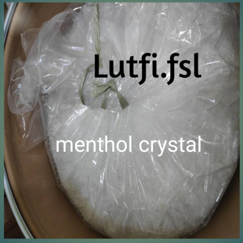 

menthol crystal mentol crystal 1kg food grade kering cap beruang