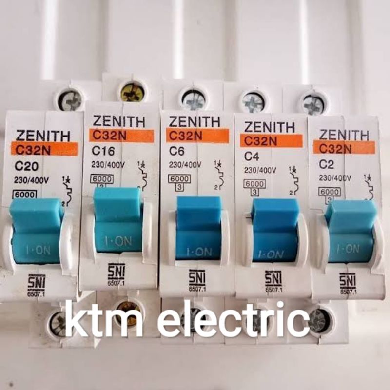 MCB Zenith 1Phase 2Amper-32Amper