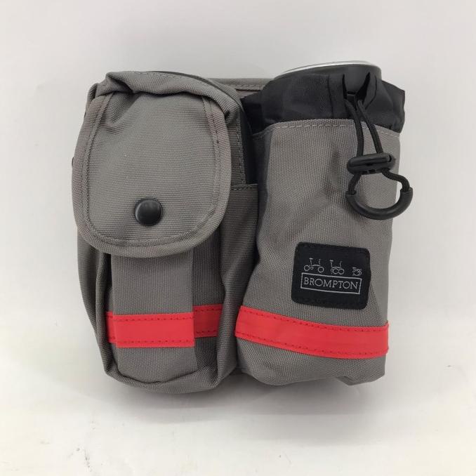 Handle Bag Brompton Tas Stang Brompton Tas Botol Chpt3 Abu Merah