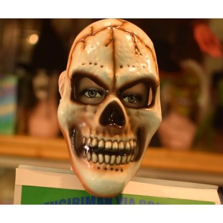 TOPENG SKULL TOPENG TENGKORAK palsu MASKER HALLOWEEN bukan topeng latex