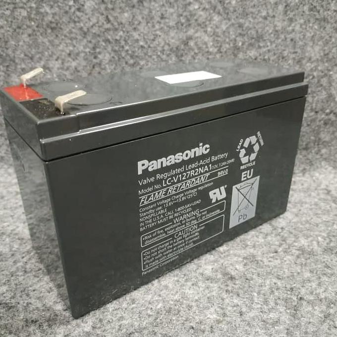 Aki Accu Kering Panasonic 12V 7,2Ah Terbaru