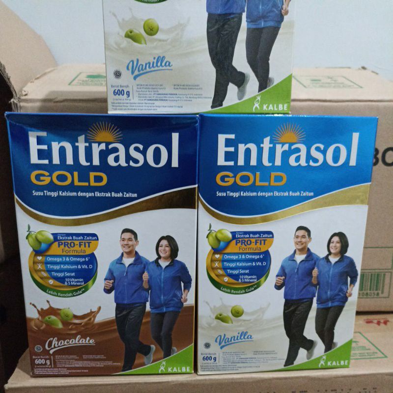 Entrasol Gold 580gr Susu Tinggi Kalsium