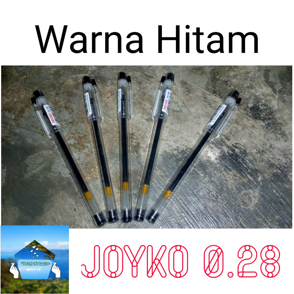 

Joyko Pulpen I Tech 0.28 / Pilot Warna Hitam