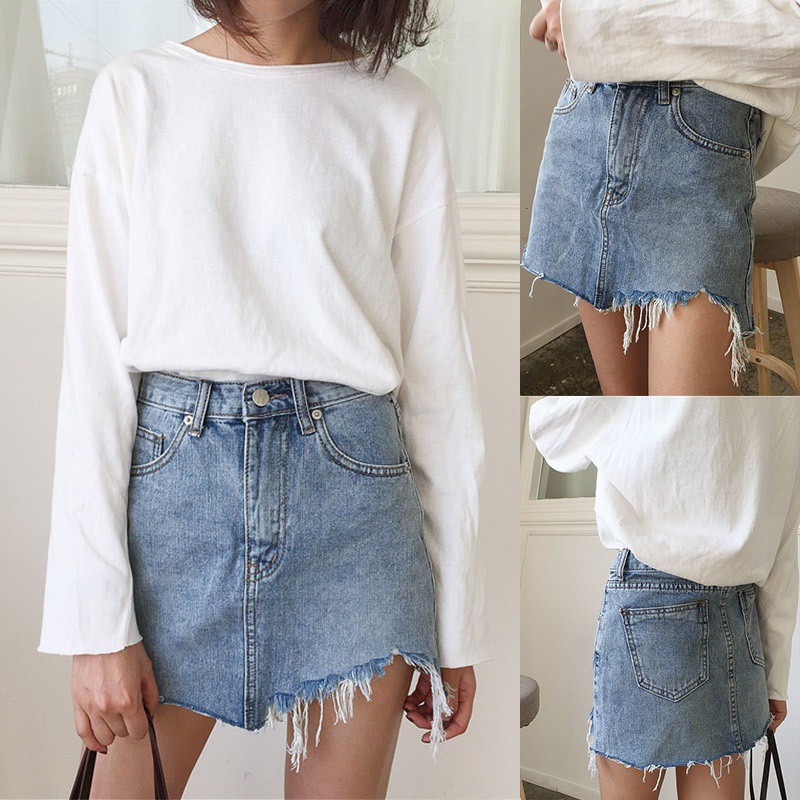 Celana Pendek Jeans Denim Rok Mini Model Rata Shopee Celana Pendek Jeans Denim Rok Mini Model Rata Shopee