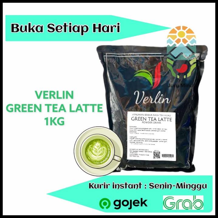 

Verlin Green Tea Latte Drink Powder Bubuk / Serbuk Minuman