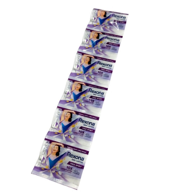 [ERA] Rexona Deo Lotion 9gr isi 6 sachet Pria dan wanita Formula Baru