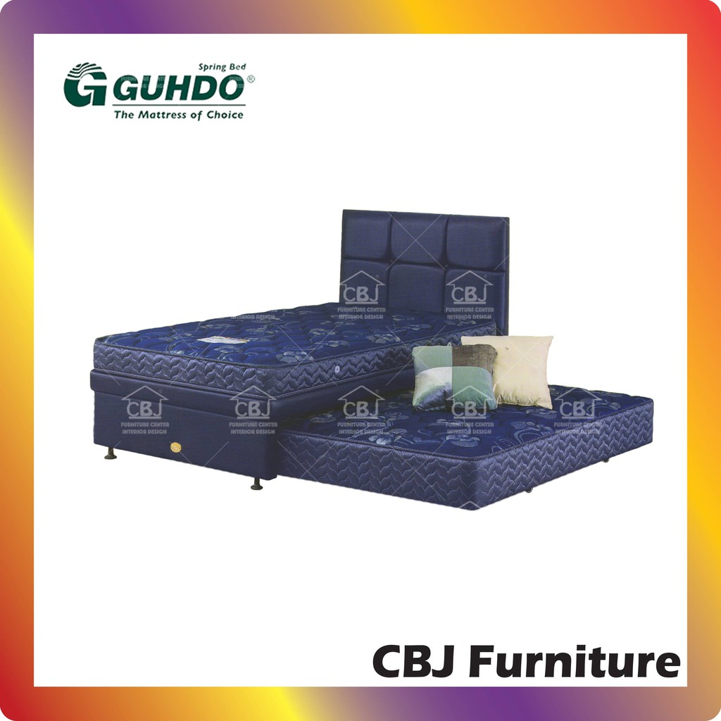 Guhdo Kasur Springbed 3 in 1 New Prima - Full Set Caserta - Khusus Jabodetabek