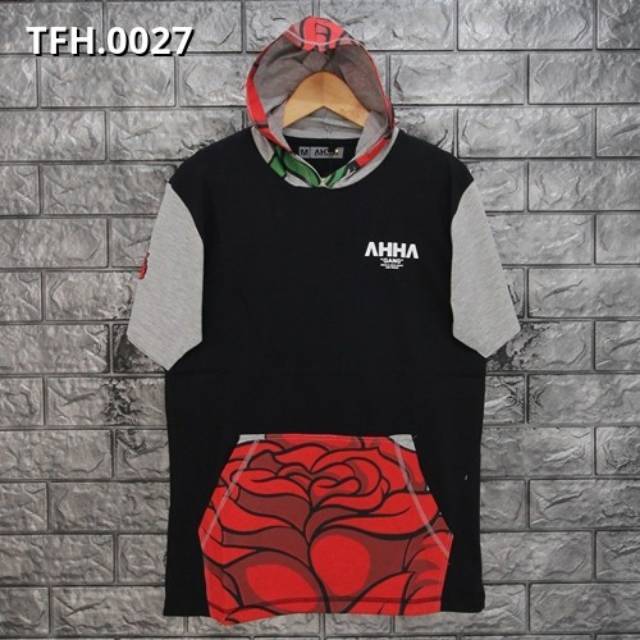AHHA Kaos Hoodie Kupluk Distro Pria Surfing Fullprint BM ORI PREMIUM size M L XL Lokal