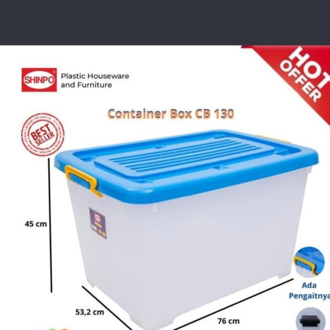shinpo cb 130 /box shinpo cb 130 serba guna( gojek/grab) - Biru